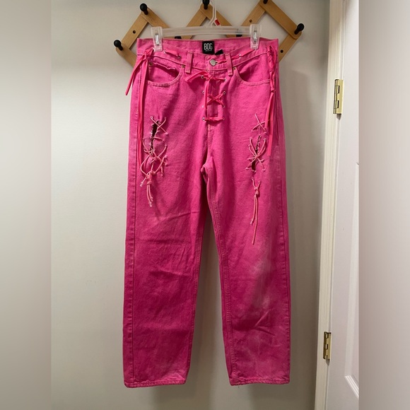 BDG Denim - BDG Urban Outfitters Pink Cowboy Western Jeans
